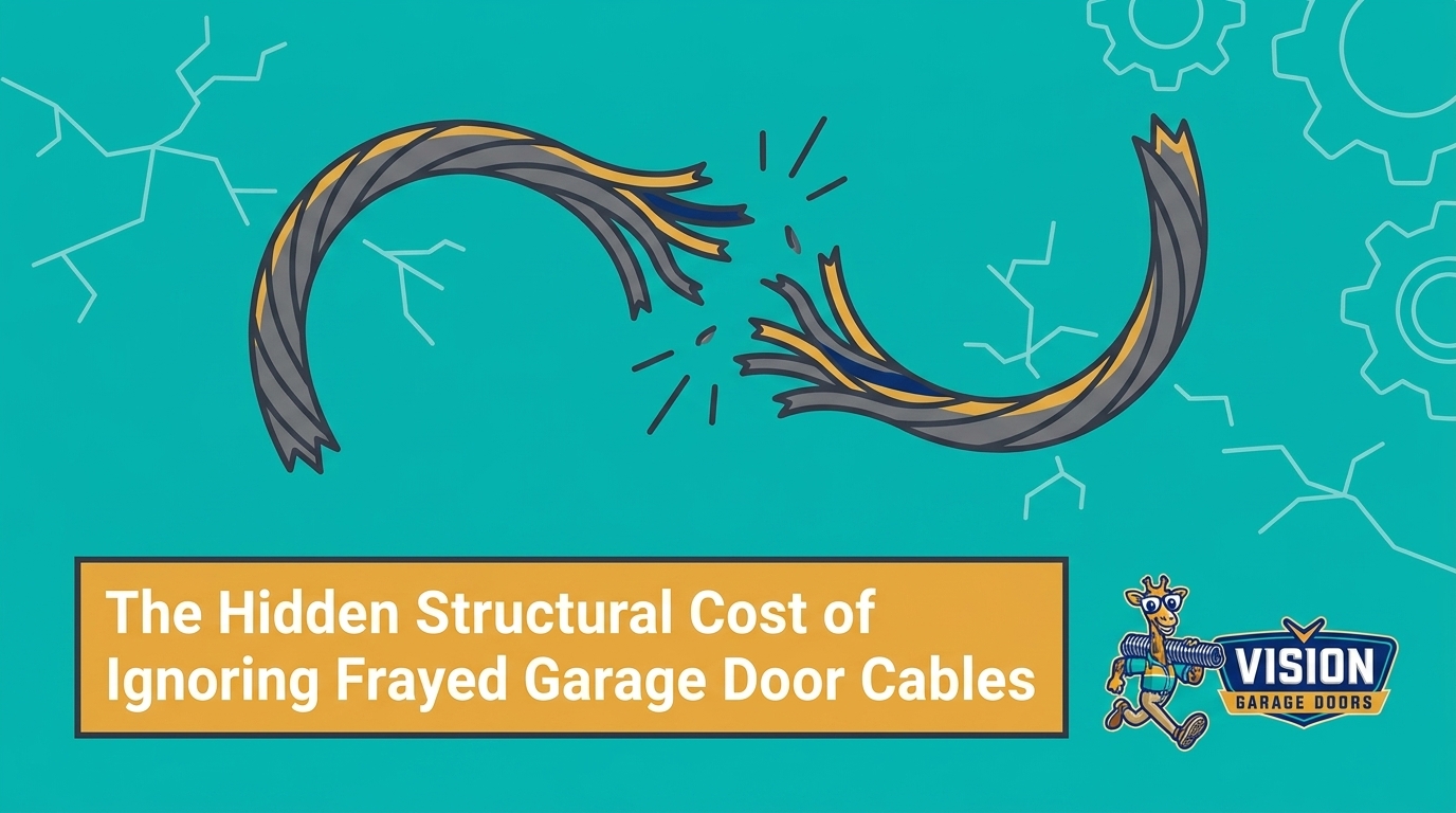 HVAC Blog 26 The Hidden Structural Cost of Ignoring Frayed Garage Door Cables — featured image