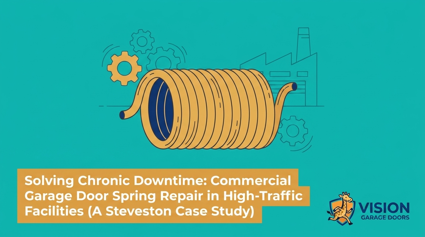 HVAC Blog 25 Solving Chronic Downtime: Commercial Garage Door Spring Repair in High-Traffic Facilities (A Steveston Case Study) — featured image