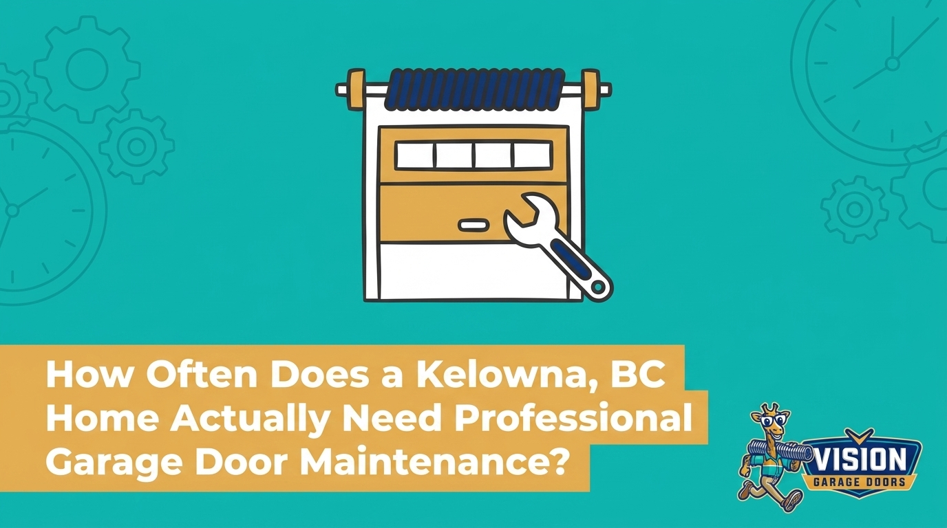 HVAC Blog 24 How Often Does a Kelowna, BC Home Actually Need Professional Garage Door Maintenance? — featured image