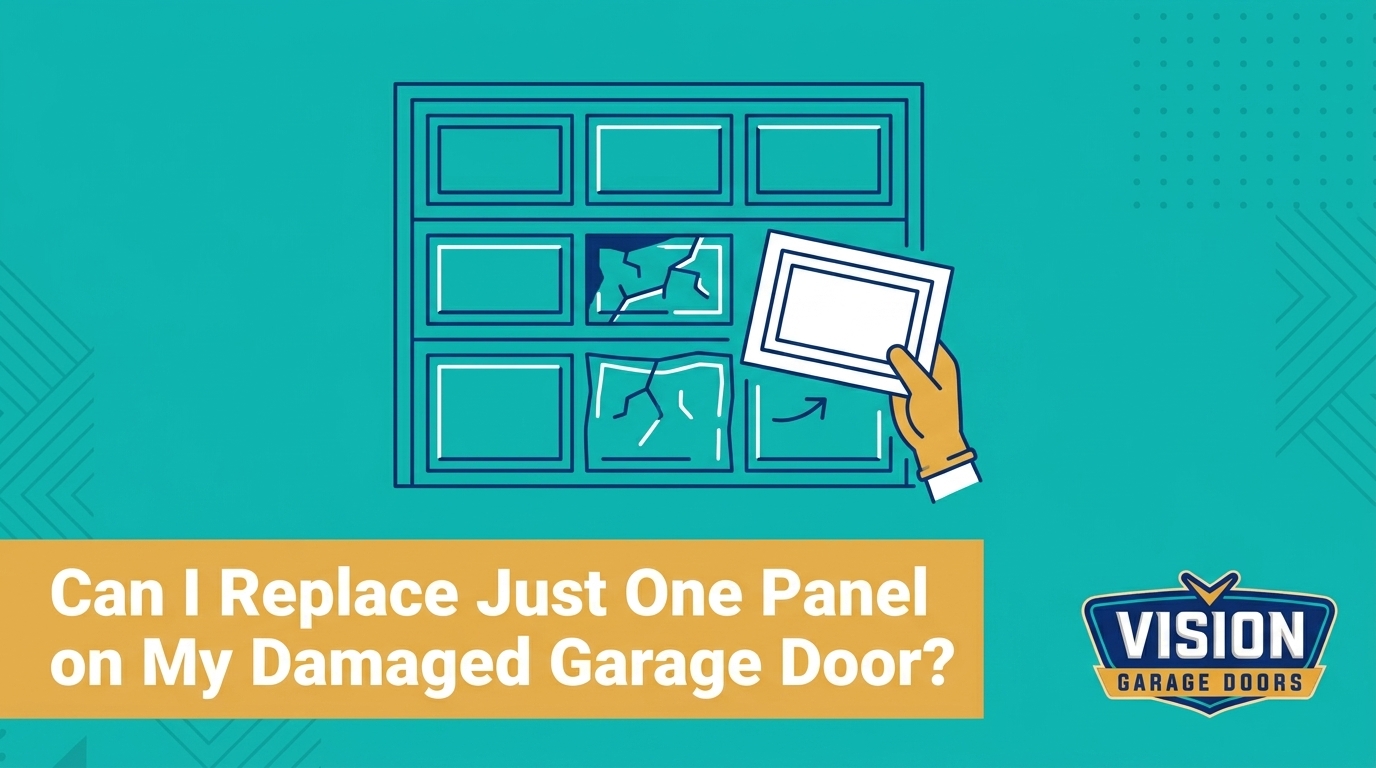 HVAC Blog 19 Can I Replace Just One Panel on My Damaged Garage Door? — featured image