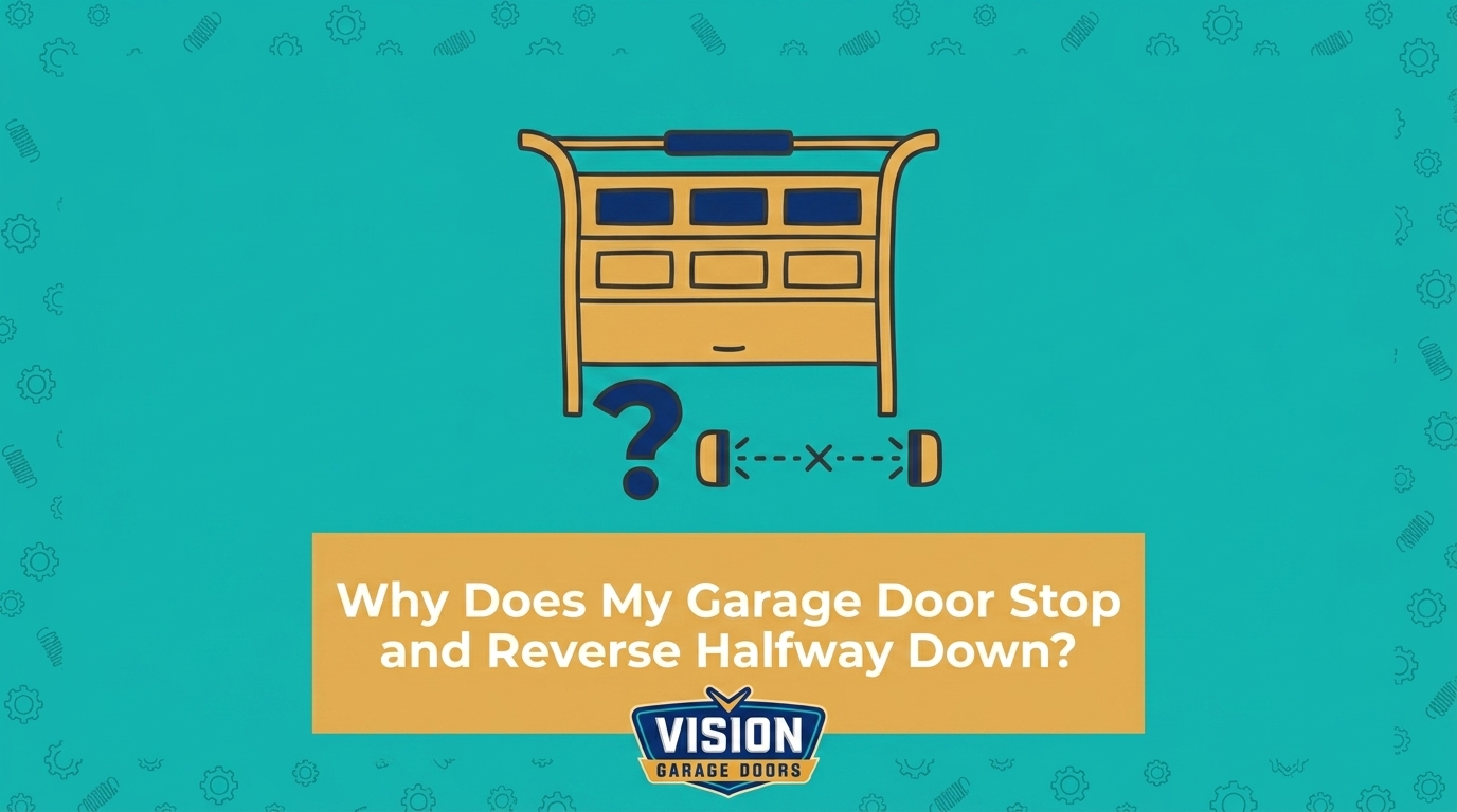 HVAC Blog 23 Why Does My Garage Door Stop and Reverse Halfway Down? — featured image