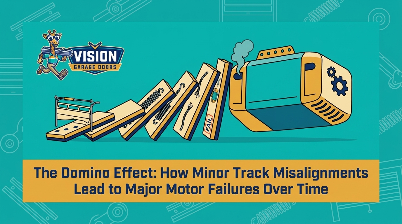 HVAC Blog 22 The Domino Effect: How Minor Track Misalignments Lead to Major Motor Failures Over Time — featured image