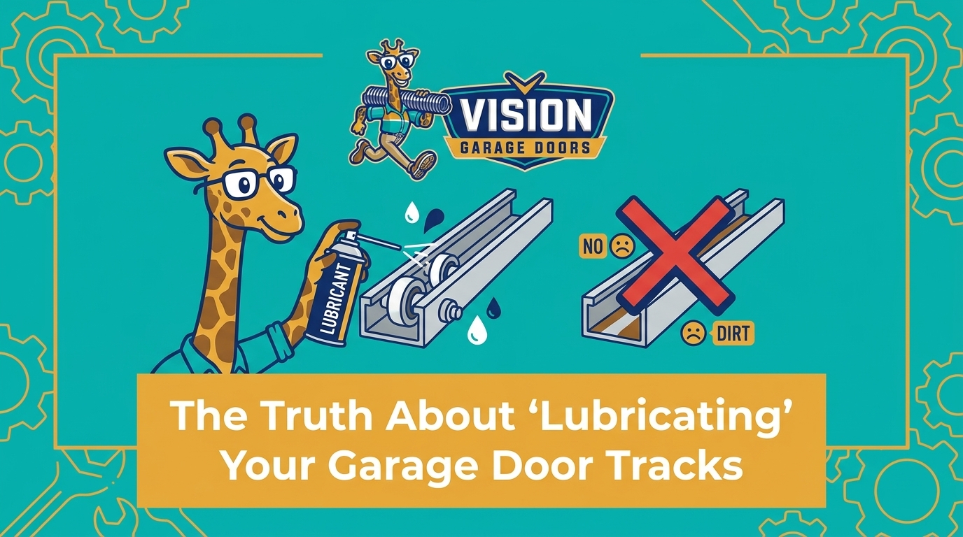 HVAC Blog 24 The Truth About 'Lubricating' Your Garage Door Tracks — featured image
