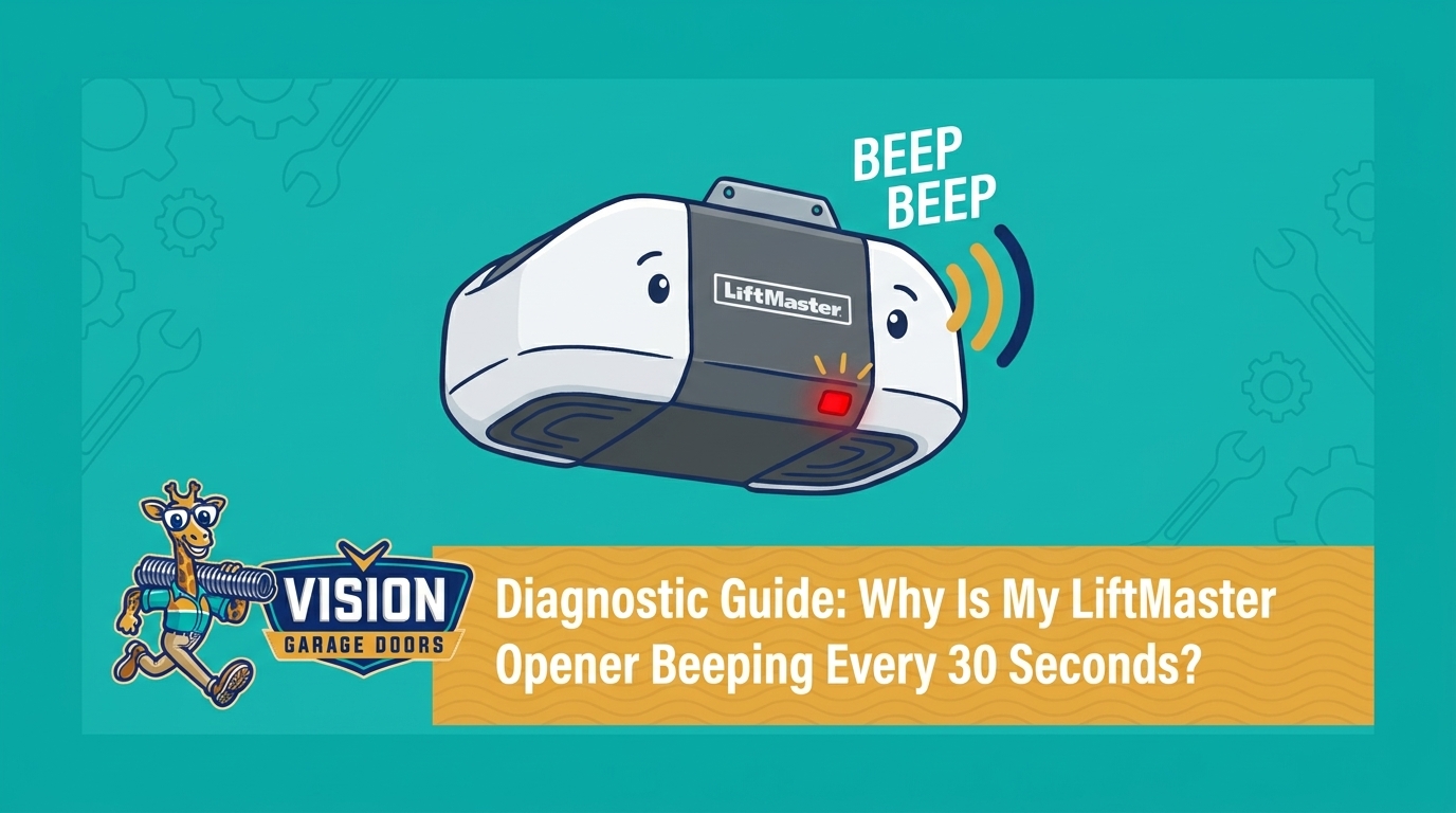 HVAC Blog 22 Diagnostic Guide: Why Is My LiftMaster Opener Beeping Every 30 Seconds? — featured image