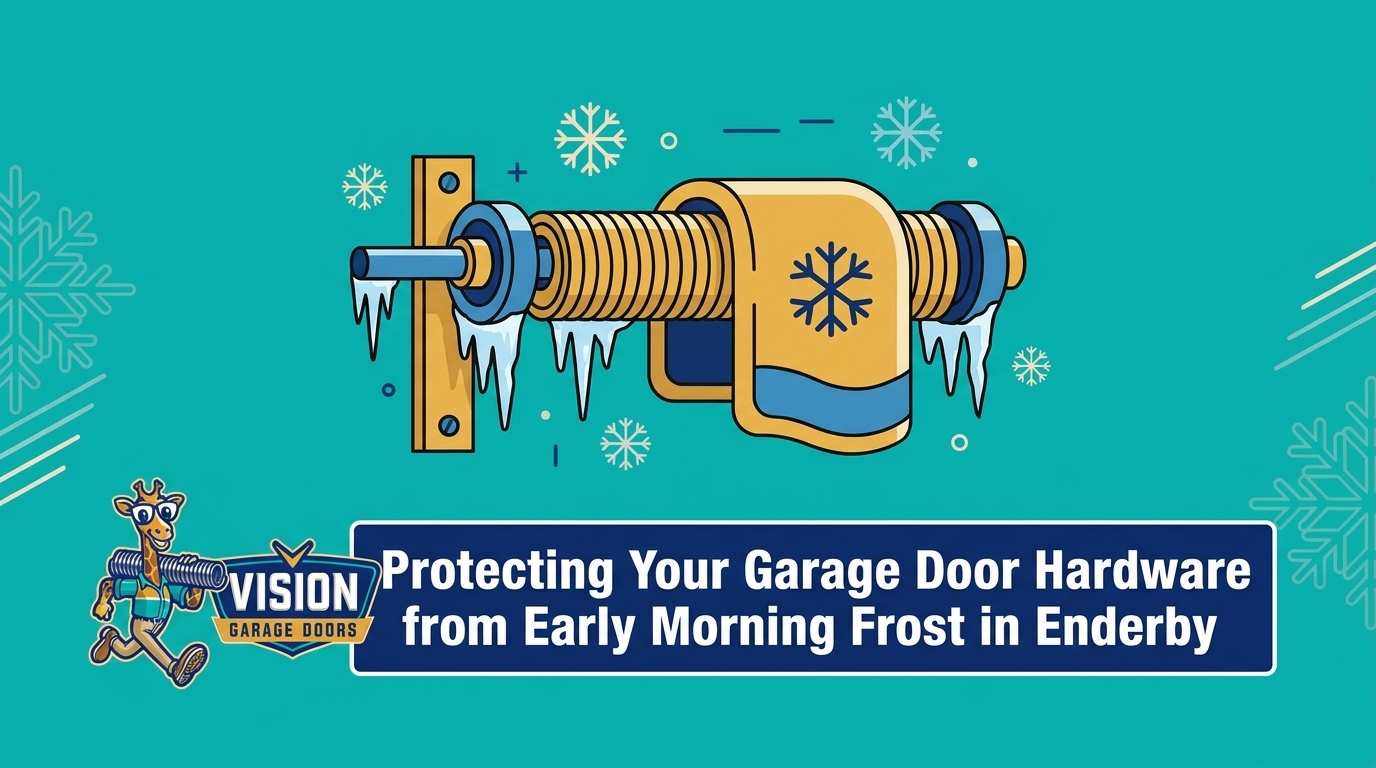 HVAC Blog 19 Protecting Your Garage Door Hardware from Early Morning Frost in Enderby — featured image