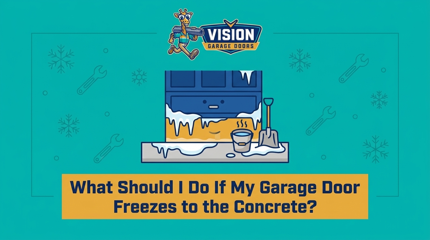 HVAC Blog 26 What Should I Do If My Garage Door Freezes to the Concrete? — featured image
