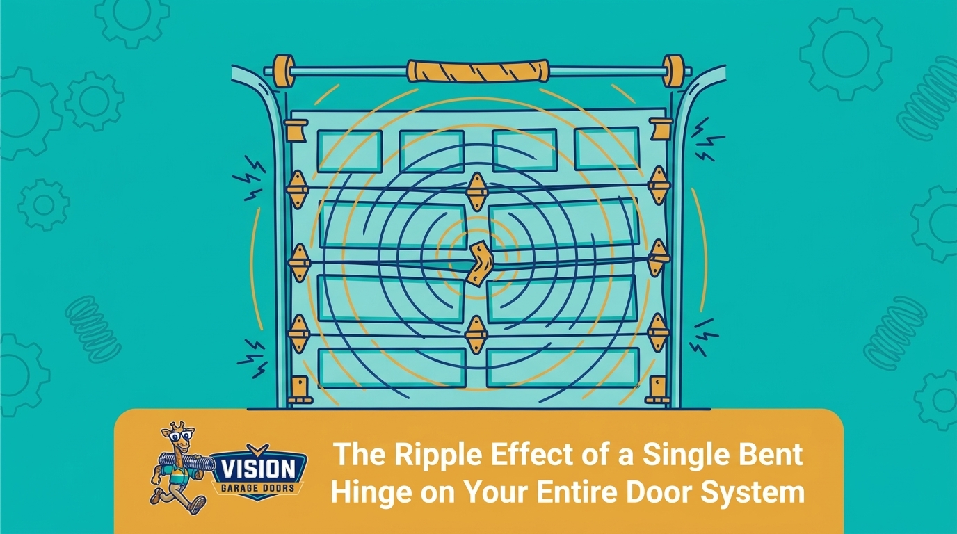 HVAC Blog 24 The Ripple Effect of a Single Bent Hinge on Your Entire Door System — featured image