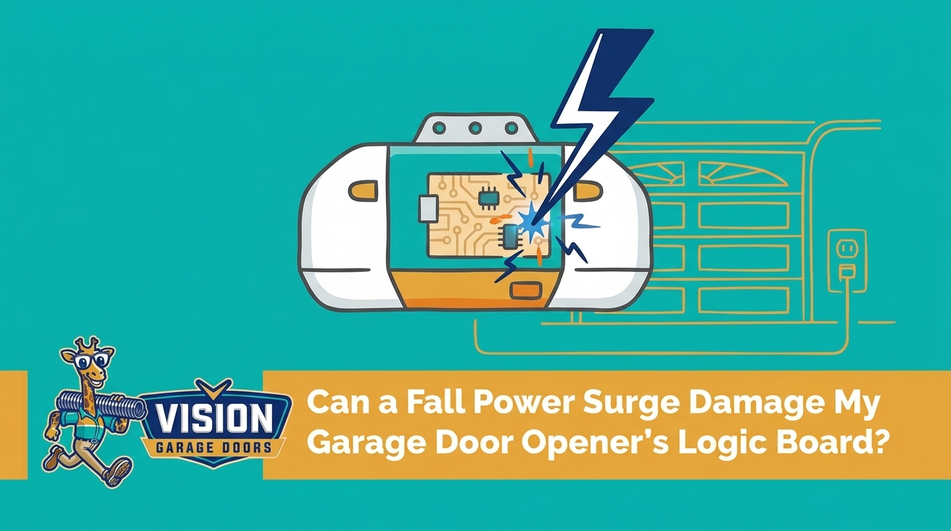 HVAC Blog 22 Can a Fall Power Surge Damage My Garage Door Opener's Logic Board? — featured image