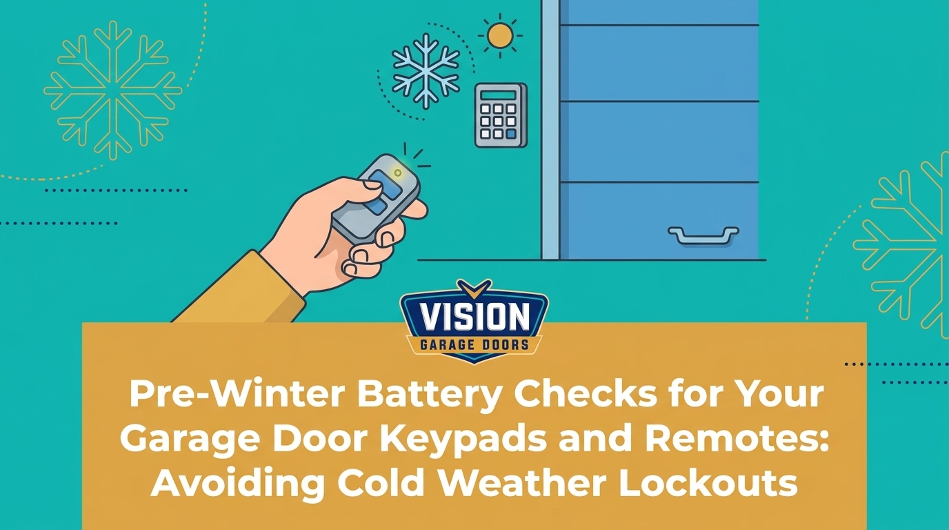 HVAC Blog 7 Pre-Winter Battery Checks for Your Garage Door Keypads and Remotes: Avoiding Cold Weather Lockouts — featured image