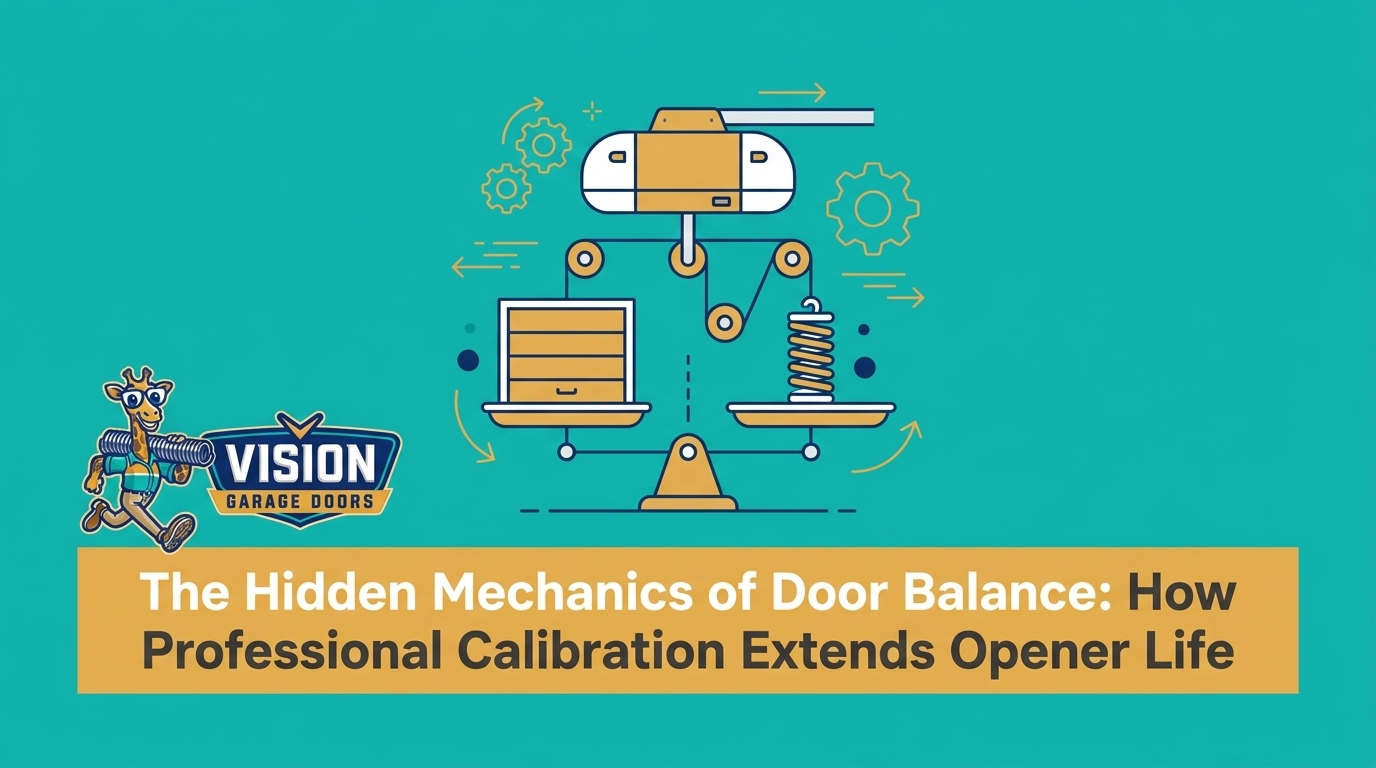 HVAC Blog 5 The Hidden Mechanics of Door Balance: How Professional Calibration Extends Opener Life — featured image