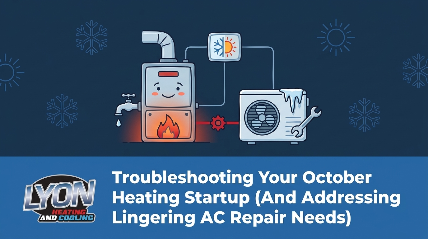 HVAC Blog 3 Troubleshooting Your October Heating Startup (And Addressing Lingering AC Repair Needs) — featured image
